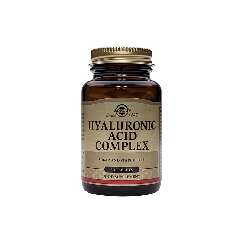 Solgar Hyaluronic Acid Complex 120mg Συμπλήρωμα για την Υγεία Αρθρώσεων & Οστών 30 ταμπλέτες