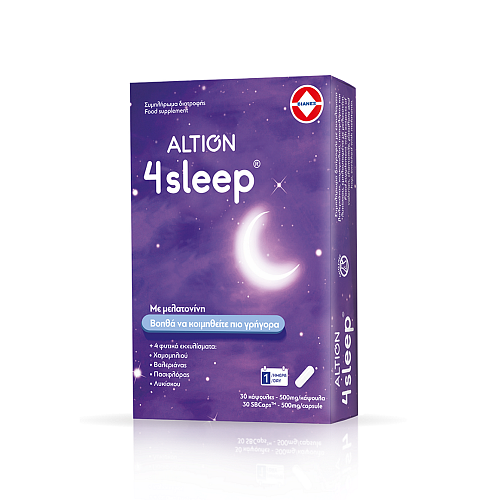 Altion 4Sleep Συμπλήρωμα για τον Ύπνο 30 κάψουλες