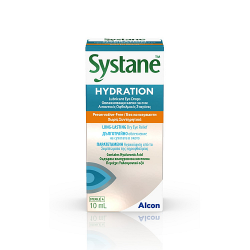 Alcon Systane Hydration Οφθαλμικές Σταγόνες 10ml