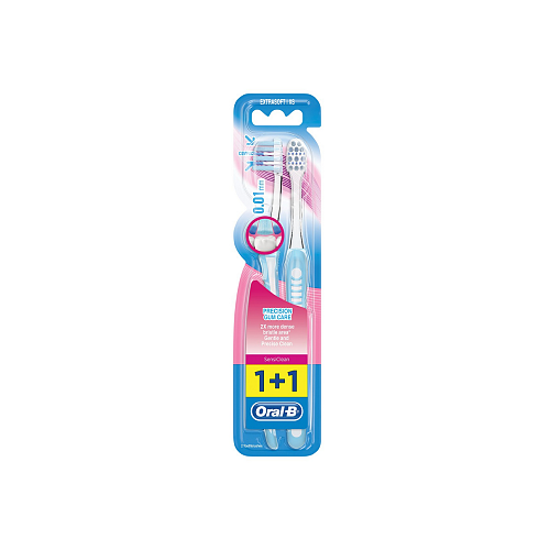 Oral-B Ultrathin Precision Gum Care, Χειροκίνητη Οδοντόβουρτσα, 18mm Πολύ Μαλακή, 2 Τμχ