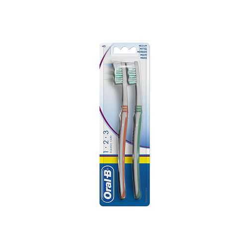 Oral-B 123 Classic Care Οδοντόβουρτσα Medium 