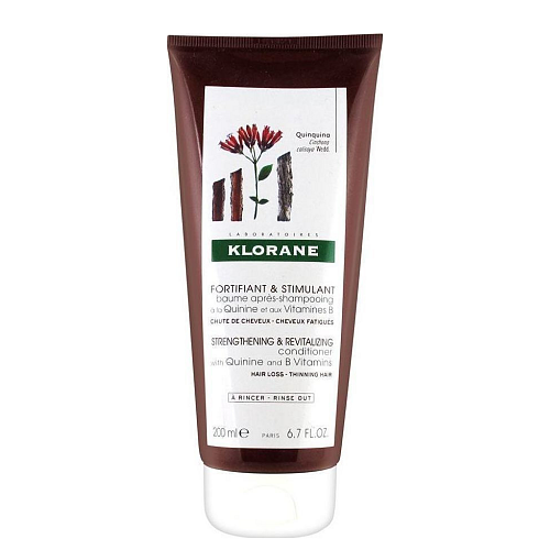 Klorane Κινίνη Conditioner κατά της Τριχόπτωσης για Όλους τους Τύπους Μαλλιών 200ml