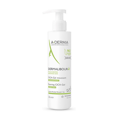 A-Derma Dermalibour+ Cica Αφρίζον Gel Καθαρισμού Προσώπου 200ml