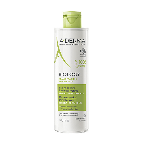 A-Derma Biology Micellar Water Αφαίρεσης Μακιγιάζ Προσώπου 400ml