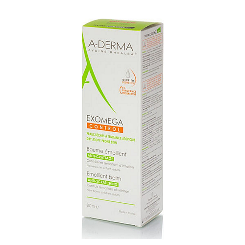 A-Derma Exomega Control Balm για Ατοπική Δερματίτιδα 200ml