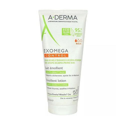 A-Derma Exomega Control Ενυδατική Lotion Ανάπλασης για Ατοπικές Επιδερμίδες 200ml