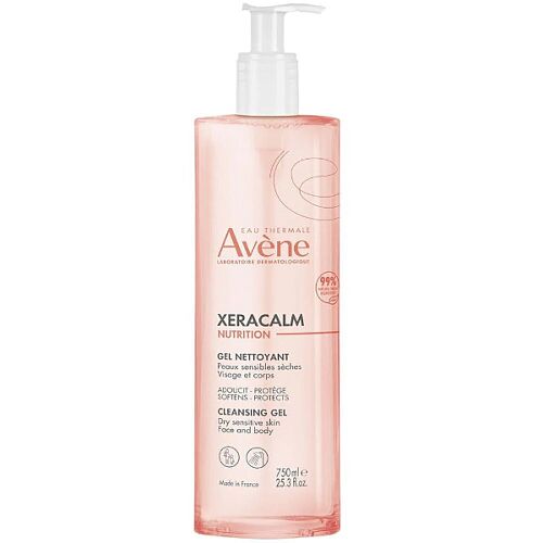 Eau Thermale Avène XeraCalm Nutrition Υγρό Καθαρισμού για το Πρόσωπο & το Σώμα 750ml