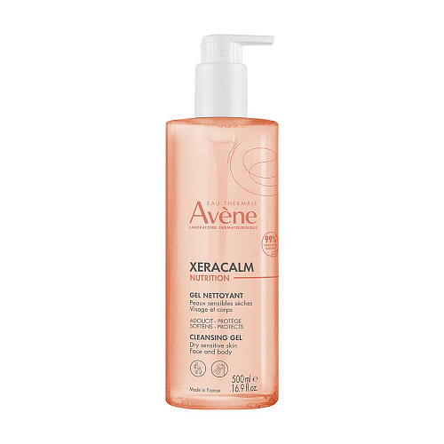 Eau Thermale Avène Xeracalm Nutrition Gel Καθαρισμού Προσώπου 500ml