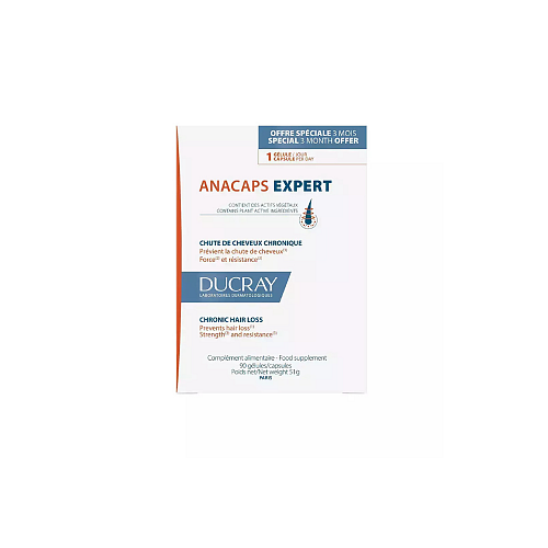 Ducray Anacaps Expert Ειδικό Συμπλήρωμα Διατροφής 3 x 30 κάψουλες