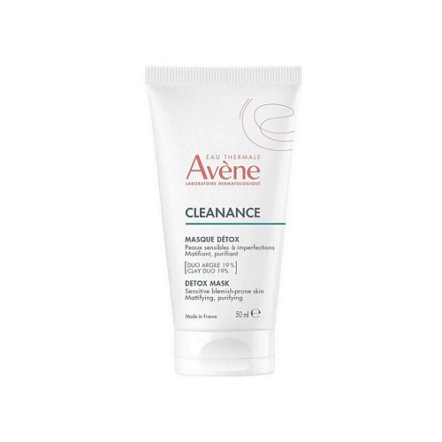 Eau Thermale Avène Cleanance Detox Μάσκα Ομορφιάς Προσώπου Με Άργιλο 50ml