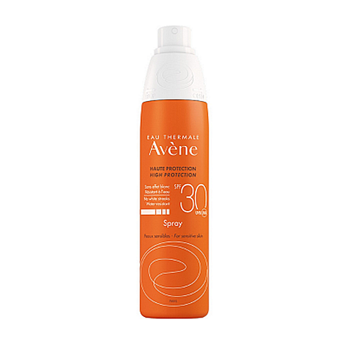 Eau Thermale Avène 100% Invisible Αδιάβροχη Αντηλιακή Λοσιόν Προσώπου και Σώματος SPF30 σε Spray 200ml