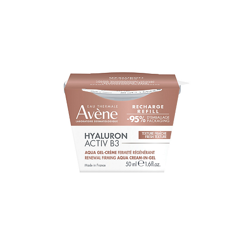 Avene HYALURON ACTIV B3 Aqua Gel Κυτταρικής Ανάπλασης Refill, 50ml