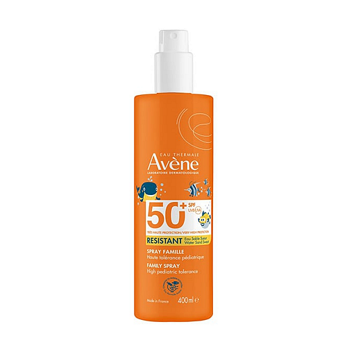 Eau Thermale Avène Family SPF50+ Αδιάβροχο Παιδικό Αντηλιακό Spray για Πρόσωπο & Σώμα 400ml