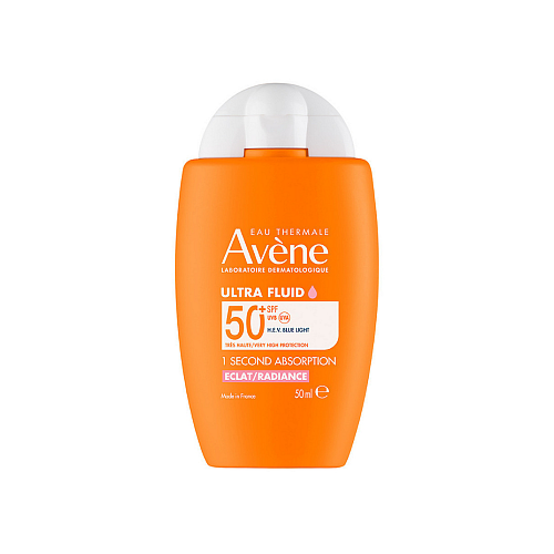 Eau Thermale Avène Eau Thermale Ultra Fluid Radiance Αντηλιακή Λοσιόν Προσώπου SPF50+ 50ml
