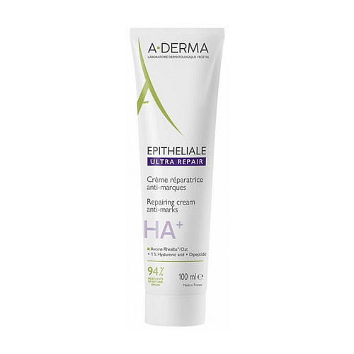 A-Derma Epitheliale A.H. Ultra Repair Ενυδατική Κρέμα Ανάπλασης με Υαλουρονικό Οξύ για Ξηρές & Ευαίσθητες Επιδερμίδες 100ml