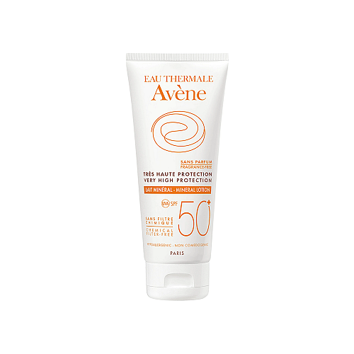 Eau Thermale Avène Lait Mineral Mineral Αδιάβροχη Αντηλιακή Κρέμα για το Σώμα SPF50+ 100ml