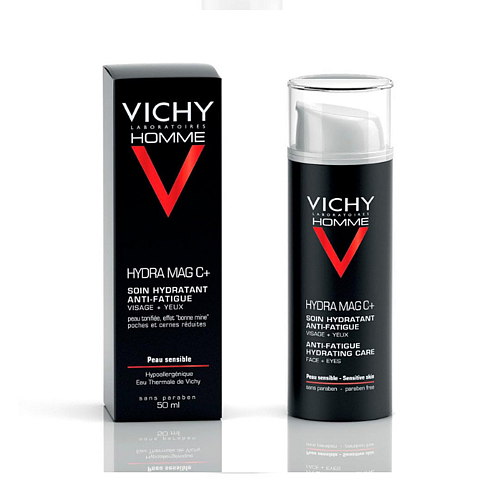 Vichy Homme Hydra Mag C+ 24ωρο Ενυδατικό Ανδρικό Gel Προσώπου με Βιταμίνη C 50ml