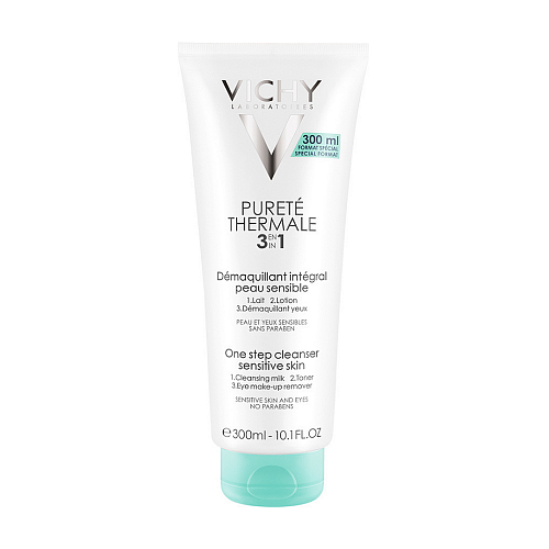 Vichy Purete Thermale 3 In 1 Γαλάκτωμα Αφαίρεσης Μακιγιάζ Προσώπου & Ματιών 300ml