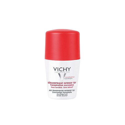 Vichy Stress Resist Anti-perspirant Treatment για Υπερβολική Εφίδρωση Αποσμητικό 72h σε Roll-On 50ml