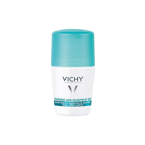 Vichy No White Marks & Yellow Stains Αποσμητικό 48h σε Roll-On 50ml