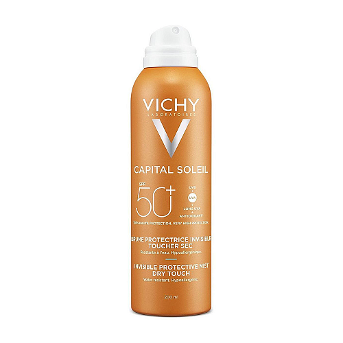 Vichy Ideal Soleil Invisible Hydrating Αδιάβροχο Αντηλιακό Mist για το Σώμα SPF50 200ml