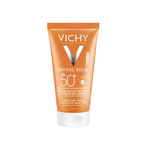 Vichy BB Mattifying Dry Touch Αδιάβροχη Αντηλιακή Κρέμα Προσώπου SPF50 με Χρώμα 50ml
