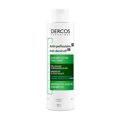 Vichy Dercos Anti Dandruff DS Σαμπουάν κατά της Πιτυρίδας & της Σμηγματορροϊκής Δερματίτιδας για Λιπαρά Μαλλιά 200ml