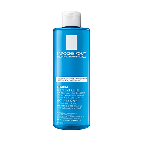 La Roche Posay Kerium Doux Extreme Σαμπουάν για Ευαίσθητο Τριχωτό κατά της Πιτυρίδας για Κανονικά Μαλλιά 400ml