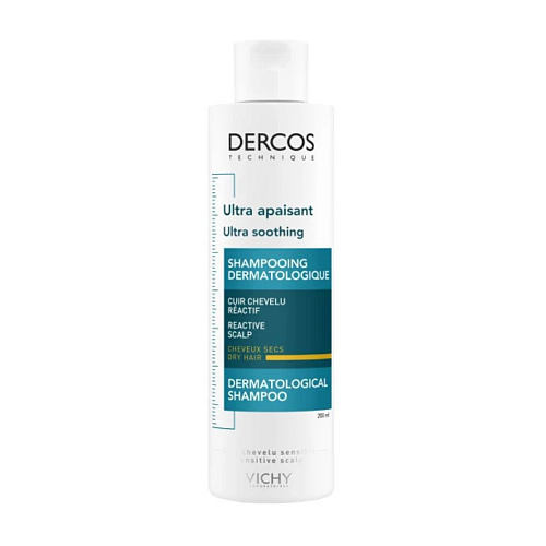 Vichy Dercos Ultra Soothing Σαμπουάν για το Ευαίσθητο Τριχωτό για Βαμμένα Μαλλιά 200ml