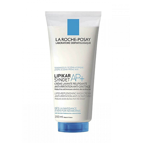 La Roche Posay Lipikar Syndet AP+ Κρέμα Καθαρισμού για Ατοπική Δερματίτιδα για Όλη την Οικογένεια, 200ml