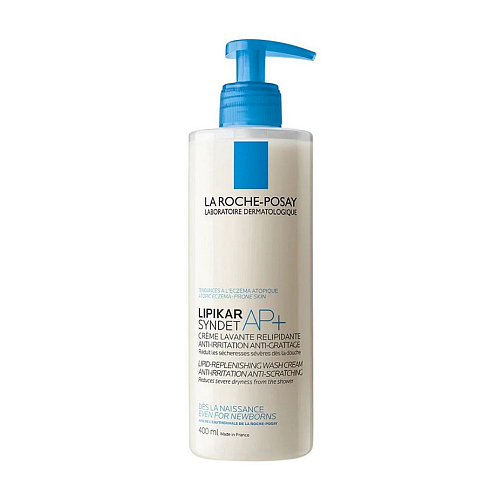 La Roche Posay Lipikar Syndet AP+ Κρεμοσάπουνο Κατάλληλο για Ατοπική Επιδερμίδα 400ml