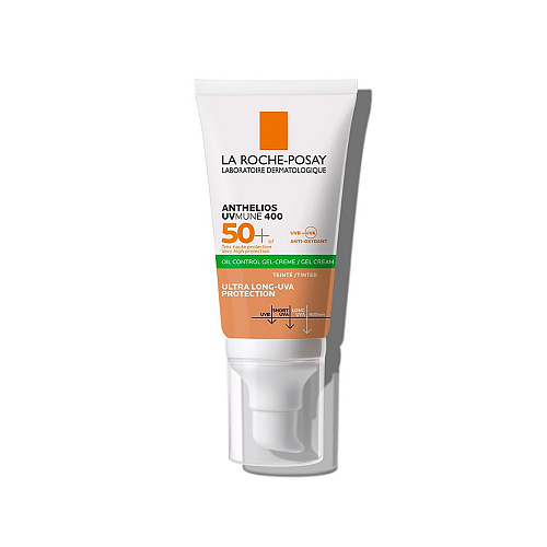 La Roche Posay Anthelios XL Dry Touch Anti-Shine Αδιάβροχο Αντηλιακό Gel Προσώπου SPF50 με Χρώμα 50ml