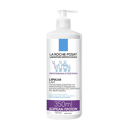 La Roche Posay Lipikar Lait Ενυδατική Lotion Ανάπλασης για Ξηρές/Πολύ Ξηρές & Ευαίσθητες Επιδερμίδες 750ml