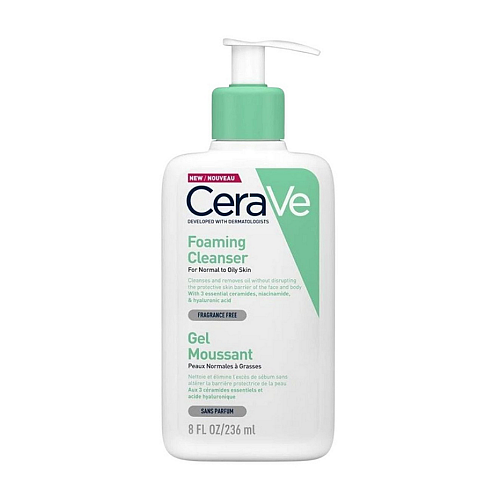CeraVe Foaming Cleanser Gel Καθαρισμού Προσώπου 236ml