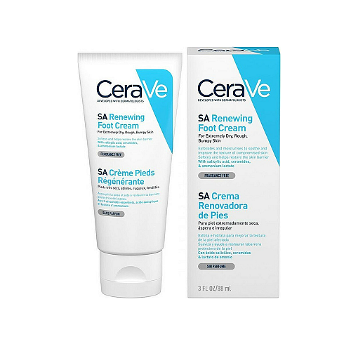 CeraVe SA Renewing Κρέμα Ανάπλασης Ποδιών 88ml