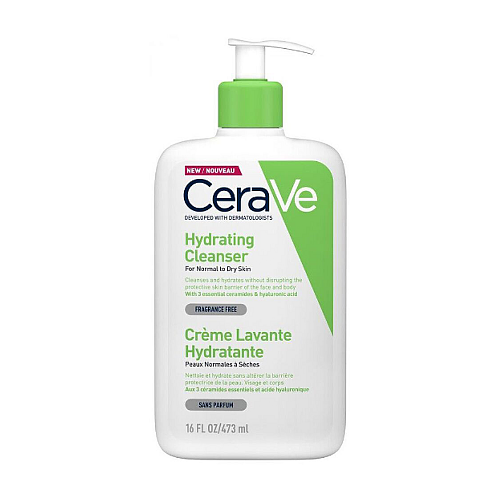 CeraVe Hydrating Cleanser Κρέμα Καθαρισμού Προσώπου 473ml