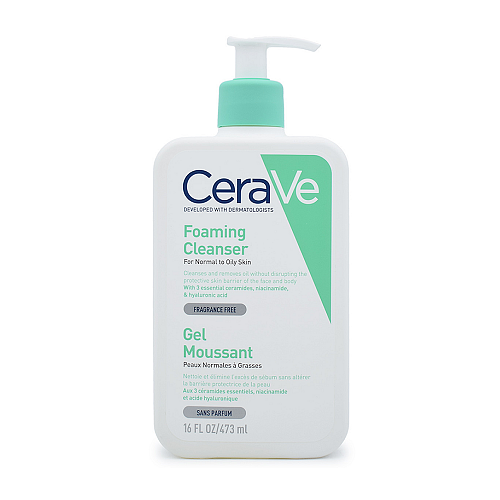 CeraVe Foaming Cleanser Gel Καθαρισμού Προσώπου 473ml