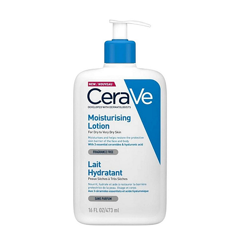CeraVe Moisturising Ενυδατική Lotion Σώματος με Υαλουρονικό Οξύ για Ξηρές/Πολύ Ξηρές Επιδερμίδες 473ml