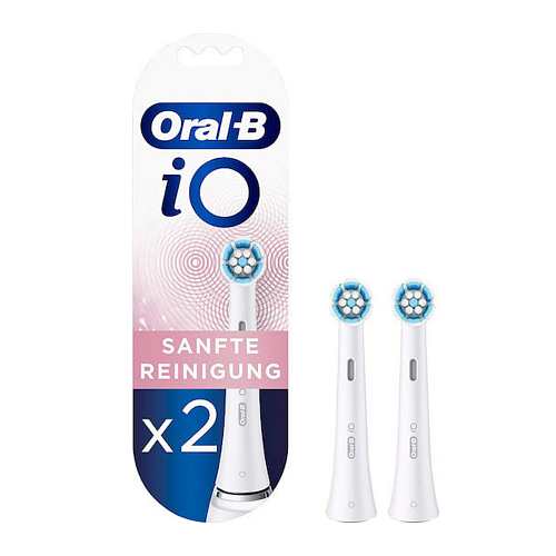 Oral-B iO Gentle Care Ανταλλακτικές Κεφαλές για Ηλεκτρική Οδοντόβουρτσα 2τμχ