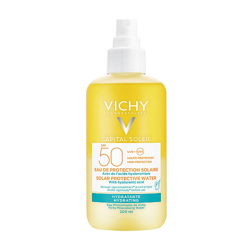 Vichy Capital Soleil Hydrating Αδιάβροχη Αντηλιακή Λοσιόν για το Σώμα SPF50 σε Spray 200ml