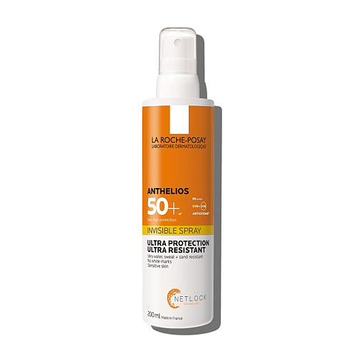 La Roche Posay Anthelios Invisible Αδιάβροχη Αντηλιακή Λοσιόν για το Σώμα SPF50 σε Spray 200ml