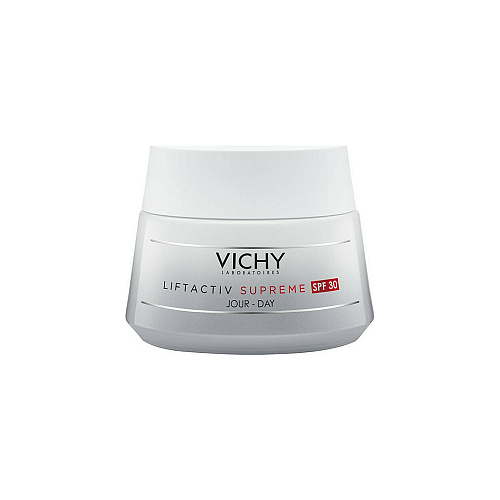 Vichy Liftactiv Supreme Κρέμα Προσώπου Ημέρας με SPF30 για Ενυδάτωση, Αντιγήρανση & Σύσφιξη με Υαλουρονικό Οξύ 50ml