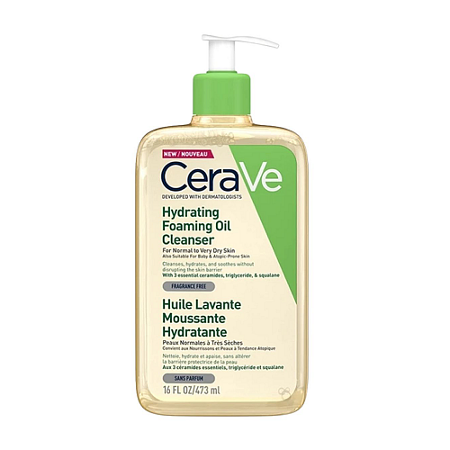 CeraVe Hydrating Cleanser Λάδι Καθαρισμού Προσώπου & Σώματος για Κανονικό Εώς Ξηρό Δέρμα με Αντλία, 473ml