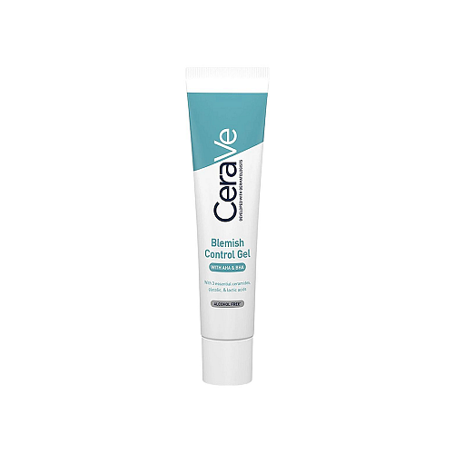 CeraVe Acne Aha & Bha Blemish Control Gel Ενυδατικό Τζελ Προσώπου Κατά των Ατελειών της Ακμής, 40ml