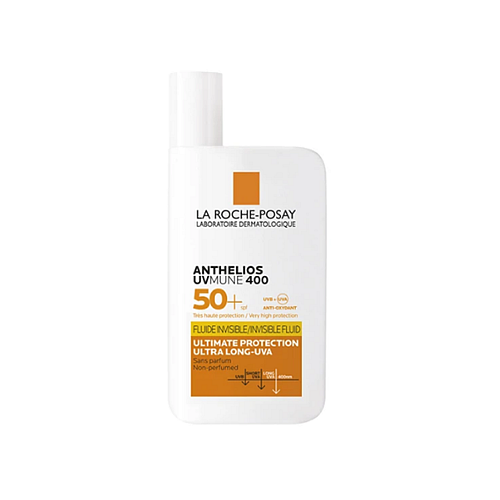 La Roche Posay Anthelios Uvmune 400 Invisible Fluid SPF50+ Αντηλιακό Γαλάκτωμα Προσώπου Χωρίς Άρωμα, 50ml