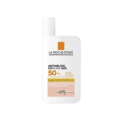 La Roche Posay Anthelios SPF50+ UVmune 400 Tinted Fluid Αντηλιακό Προσώπου με Χρώμα για Ευαίσθητες Επιδερμίδες 50ml