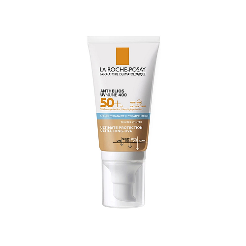 La Roche Posay Anthelios UVmune 400 Hydrating Cream Tinted SPF50+ Αντηλιακή Ενυδατική Κρέμα Προσώπου με Χρώμα 50ml