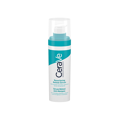 CeraVe Acne Resurfucing Retinol Serum Ενυδατικός Ορός Ρετινόλης για πιο Λεία, Φωτεινή & Ομοιόμορφη Επιδερμίδα μετά από Ακμή, 30ml