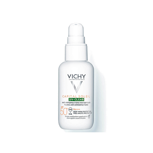 Vichy Capital Soleil UV-Clear Αντηλιακή Λοσιόν Προσώπου SPF50 40ml