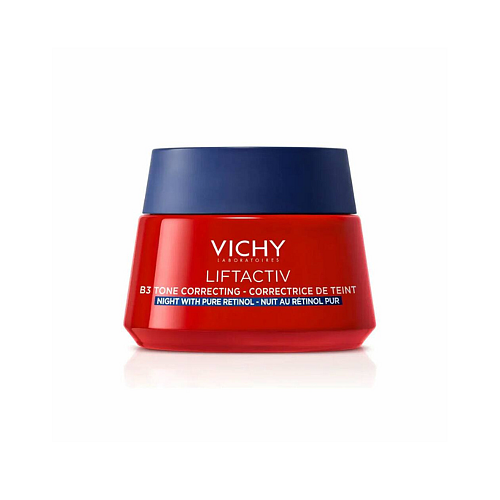 Vichy Liftactiv B3 Λευκαντική Κρέμα Προσώπου Νυκτός κατά των Πανάδων με Ρετινόλη & Νιασιναμίδη 50ml
